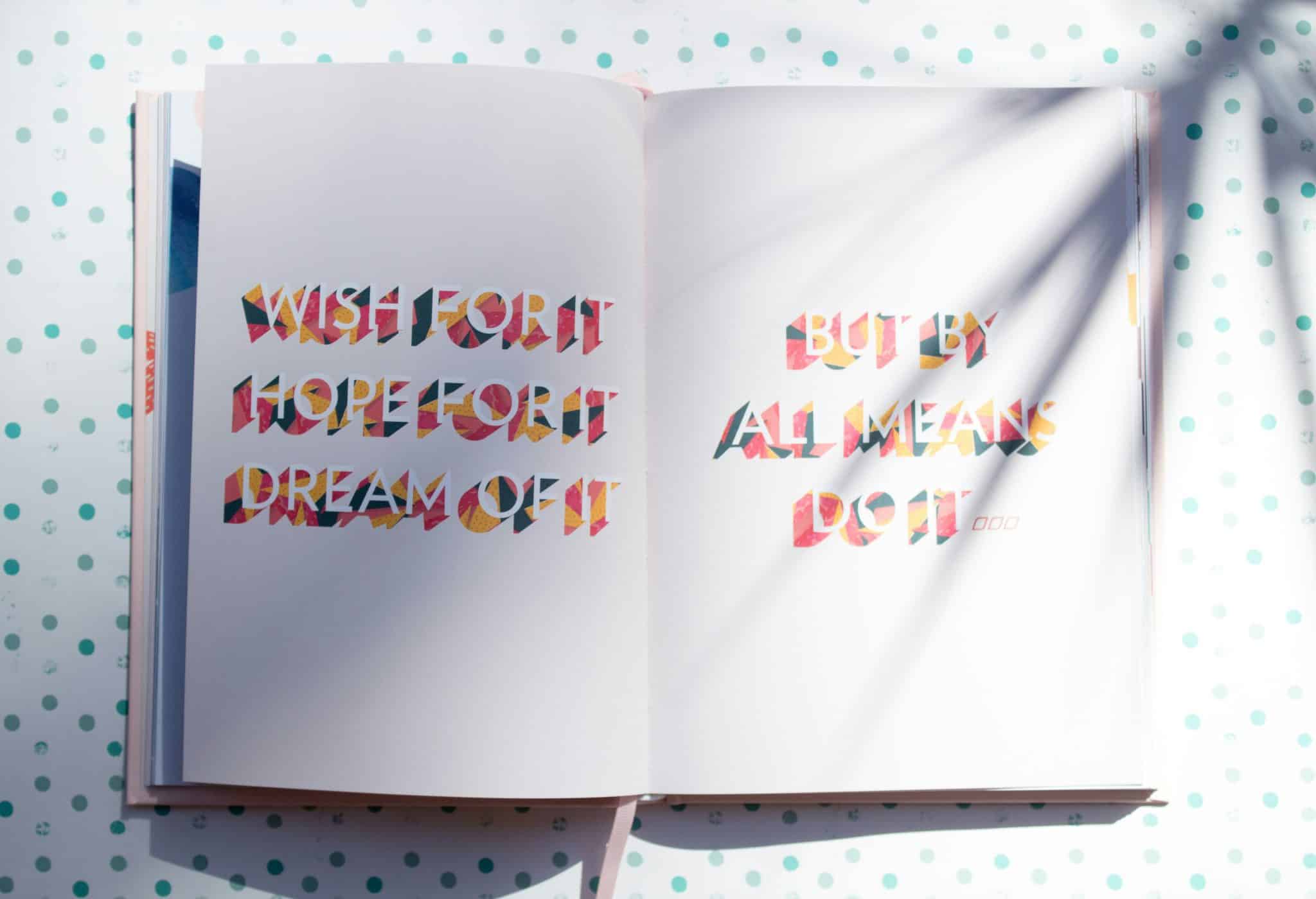 Creating new years resolutions that actually stick.