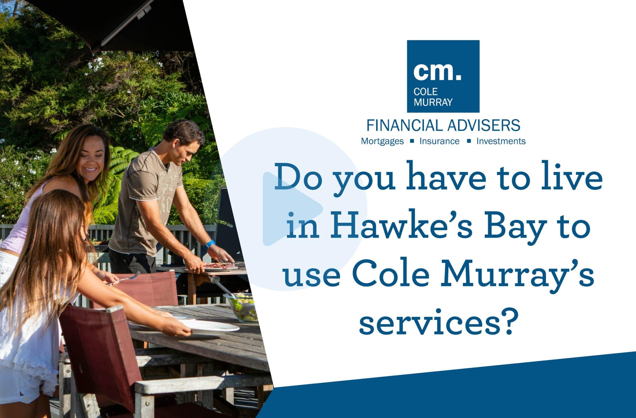 Although based in Hawke's Bay, we can give you financial advice, no matter where you are in New Zealand.